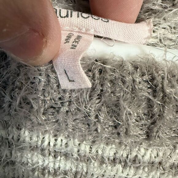 Maurices women’s size large striped pullover sweater  - Picture 5 of 6